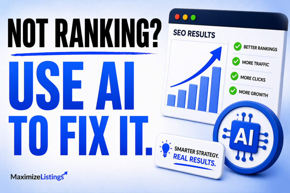 How AI Improves Listing Visibility 1 AI listing visibility optimization strategy for improving rankings, traffic, and search visibility