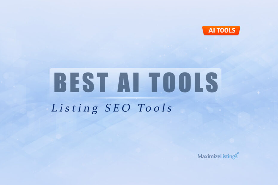 AI listing optimization tools for search visibility